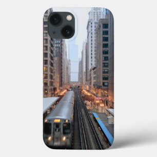 Coques Pour iPhone Rail élevé Chicago du centre au-dessus de Wabash