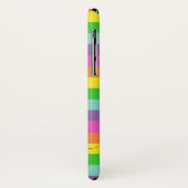 Coques Case-Mate iPhone Rainbow 4 Photo Nom du script Monogramme (Dos/Gauche)