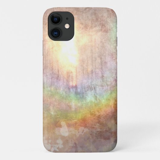 Coques Case-Mate iPhone Rainbow Beige Abstract Design (Dos)