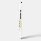 Coques Case-Mate iPhone Rainbow Butterfly in a Golden Circle (Verso / Gauche)