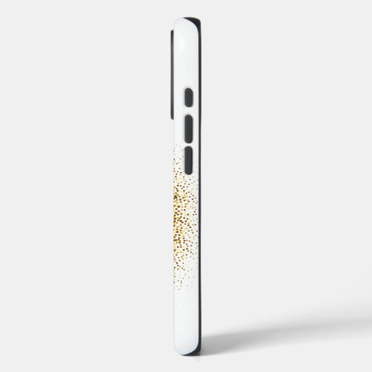 Coques Case-Mate iPhone Rainbow Butterfly in a Golden Circle (Verso / Gauche)