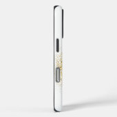 Coques Case-Mate iPhone Rainbow Butterfly in a Golden Circle (Verso / Droite)