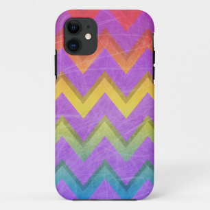 Coques Pour iPhone Rainbow Chevron par Shirley Taylor
