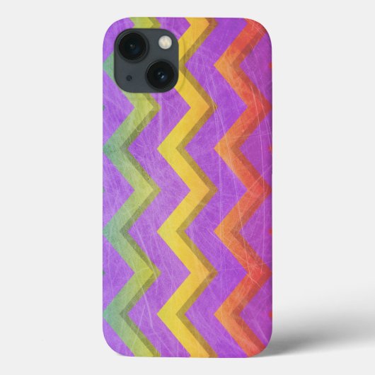 Coques Case-Mate iPhone Rainbow Chevron par Shirley Taylor (Verso)