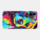 Coques Case-Mate iPhone Rainbow Dog Portrait Art (Dos (Horizontal))