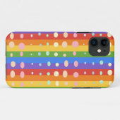 COQUES Case-Mate iPhone RAINBOW DOT STRIPES (Dos (Horizontal))