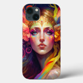 Coques Case-Mate iPhone Rainbow Goddess Imaginaire Art (Verso)