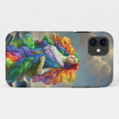Coques Case-Mate iPhone Rainbow Goddess peinture numérique art original (Dos (Horizontal))