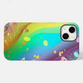 Coques Case-Mate iPhone Rainbow Gold Parties scintillant iPhone Mate Tough (Verso (horizontal))