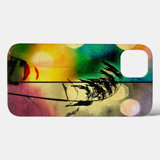Coques Case-Mate iPhone Rainbow Grass Drame (Verso (horizontal))