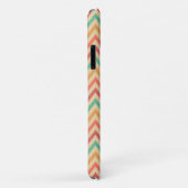 Coques Case-Mate iPhone Rainbow Grunge Zigzag Chevrons (Dos/Droite)