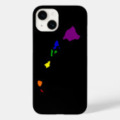 Coques Case-Mate iPhone Rainbow Hawaii (Verso)
