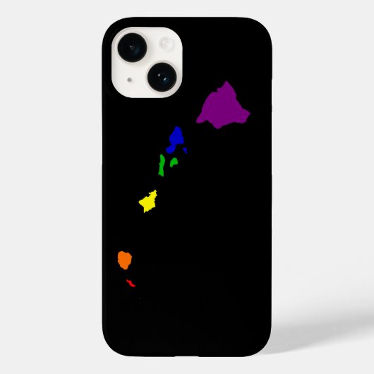 Coques Case-Mate iPhone Rainbow Hawaii (Verso)