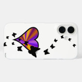 Coques Case-Mate iPhone Rainbow heart and Butterfly (Verso (horizontal))