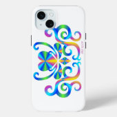 Coques Case-Mate iPhone Rainbow Heart et Lily (Verso)