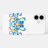 Coques Case-Mate iPhone Rainbow Heart et Lily (Verso (horizontal))