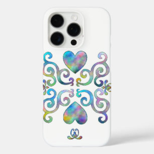Coques iPhone 16 Pro Rainbow Heart et Lily