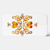 Coques Case-Mate iPhone Rainbow Heart et Lily (Verso (horizontal))