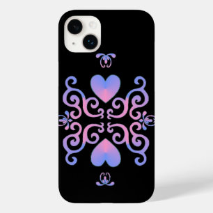 Coque Pour iPhone 14 Plus Rainbow Heart et Lily