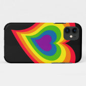 Coques Case-Mate iPhone Rainbow Heart iPhone 5 Coque-Mate (Dos (Horizontal))