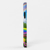 Coques Case-Mate iPhone Rainbow Hills et Flowers Two (Dos/Droite)