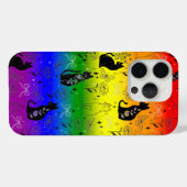 Coques Case-Mate iPhone Rainbow LGBTQ Pride Chat noir - Mystical Witchy (Verso (horizontal))