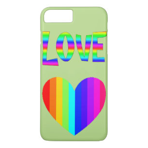 Etui iPhone Case-Mate Rainbow Love and Heart LGBT Phone Case