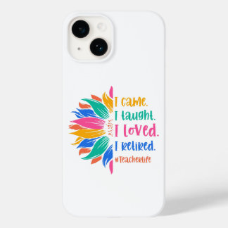 Coque Pour iPhone 14 Rainbow Ne Sous-Estime Jamais Un Enseignant D'Écol