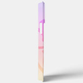 Coques Case-Mate iPhone Rainbow Nom de la Personnaliser Abstraite Pastel U (Verso / Droite)