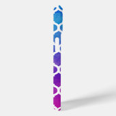 Coques Case-Mate iPhone Rainbow Ombre White Marocain Tile Motif (Verso / Droite)
