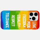 Coques Case-Mate iPhone Rainbow Pride Flag LGBT  Bold LGBTQ+ Support (Verso (horizontal))