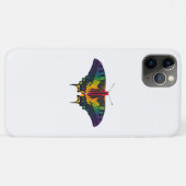 Coques Case-Mate iPhone Rainbow Pride Flag Swallowtail Butterfly (Dos (Horizontal))