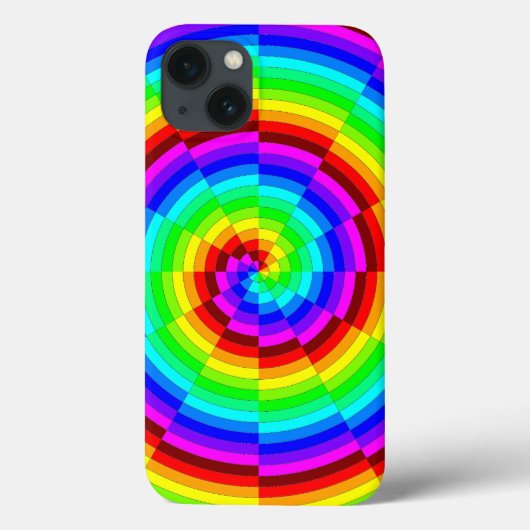 Coques Case-Mate iPhone Rainbow Spiral par Kenneth Yoncich (Verso)