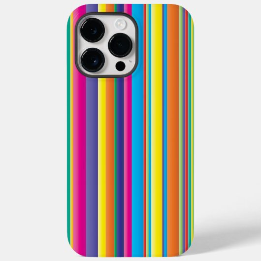 Coques Case-Mate iPhone Rainbow sttipes modèleApple iPhone 13 Pro, à peine (Verso)