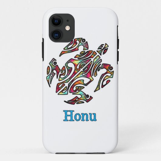 Coques Case-Mate iPhone Rainbow Tribal Hawaiian Sea Turtle Coque-Mate (Dos)