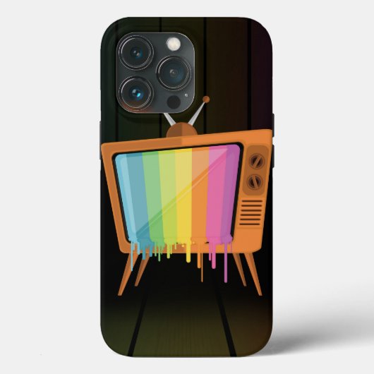 Coques Case-Mate iPhone Rainbow TV (Verso)