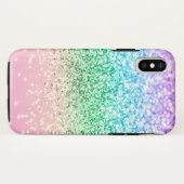 Coques Case-Mate iPhone Rainbow Unicorn Parties scintillant 1 (Parties sci (Dos (Horizontal))