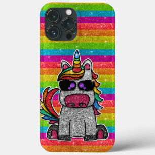 Case-Mate iPhone Case Rainbow Unicorn Parties scintillant étincelante or