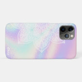 Coques Case-Mate iPhone *~* Rainbow Waves Holog Iridescente Mandala (Dos (Horizontal))
