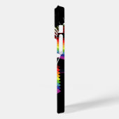 Coques Case-Mate iPhone Rainbow White Music Notes sur Black (Verso / Gauche)