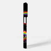 Coques Case-Mate iPhone Rainbow White Music Notes sur Black (Verso / Droite)