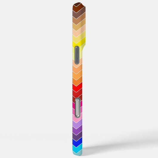 Coques Case-Mate iPhone Rainbow Zig Zag (Verso / Droite)