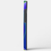 Coques Case-Mate iPhone Rainbowart futuriste, 3D abstrait (Verso / Gauche)