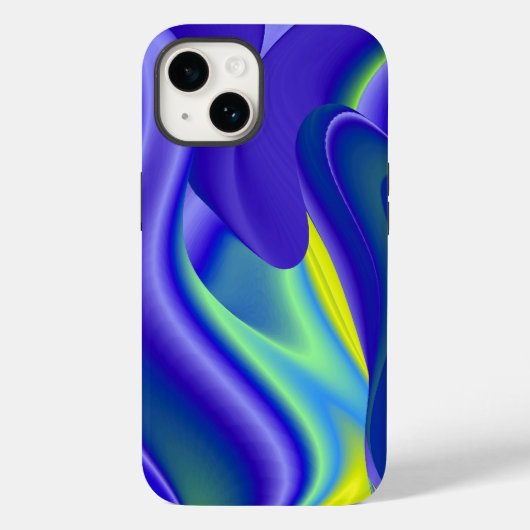 Coques Case-Mate iPhone Rainbowart futuriste, 3D abstrait (Verso)
