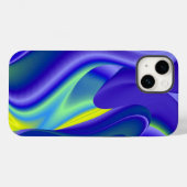 Coques Case-Mate iPhone Rainbowart futuriste, 3D abstrait (Verso (horizontal))