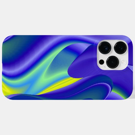 Coques Case-Mate iPhone Rainbowart futuriste, 3D abstrait (Verso (horizontal))