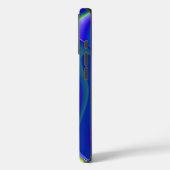 Coques Case-Mate iPhone Rainbowart futuriste, 3D abstrait (Verso / Gauche)