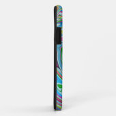 Coques Case-Mate iPhone Rainlow couleurs conception abstraite (Dos/Droite)