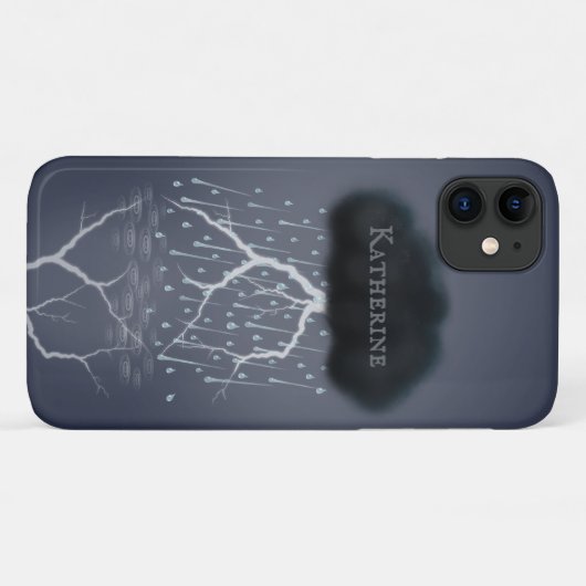 Coques Case-Mate iPhone Rainstorm in Surreal Dream World Personnalisé (Dos (Horizontal))