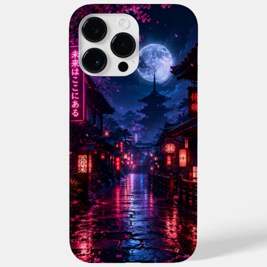 Coques Case-Mate iPhone Rainy Night in Japan Cell Phone Case (Verso)